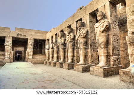 stock photo : Karnak temple in