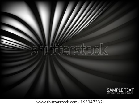 Curved vector background design template - Web layout curved for web templates