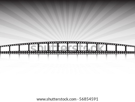 Retro Film Tape Vector Background Illustration - 56854591 : Shutterstock