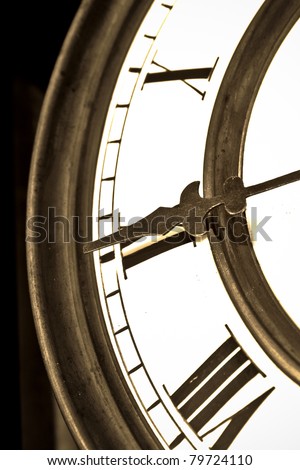 Vintage clock   shoot - Old clock background