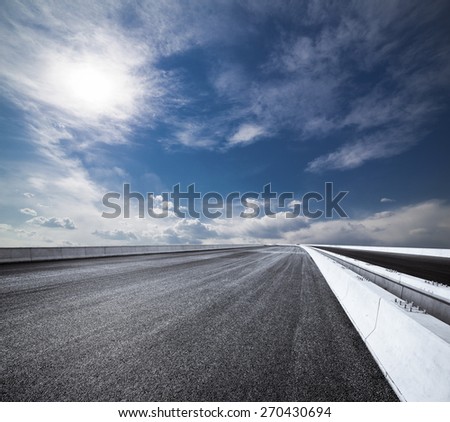 asphalt road in China Beijing Fangshan district the secend highway to Shijiahuang City
