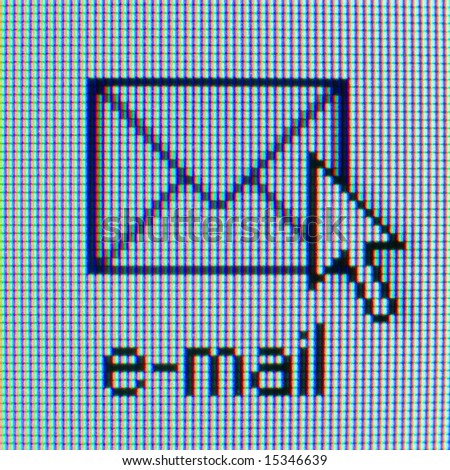 Logo Design Websites on Email Check Icon On Computer Screen For Web Design  Envelope And Mouse