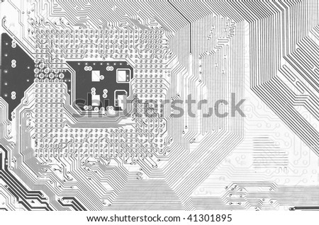 High tech industrial electronic black and white graphic texture