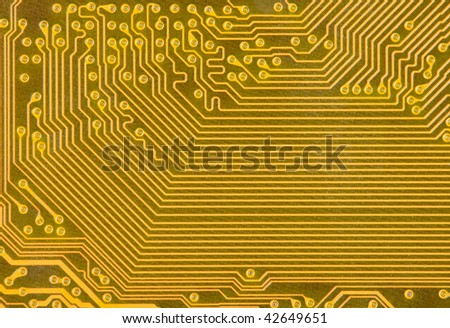 Industrial texture of a electronic plate with paths