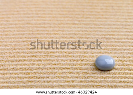 Art background - yellow sand and glass stone