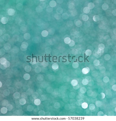 Sparkling blurred abstract blue background - square