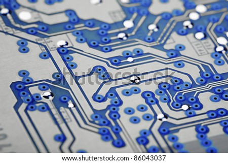 Surface of electronic card
