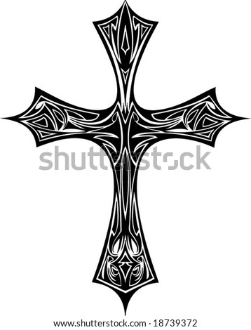stock vector Cross tribal Save to a lightbox Please Login