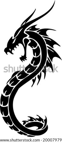 Dragon Tribal Tatoo