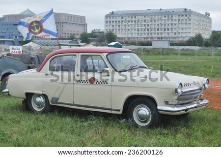 MOSCOW, RUSSIA -  July 5, 2011: Soviet car GAZ-21 \