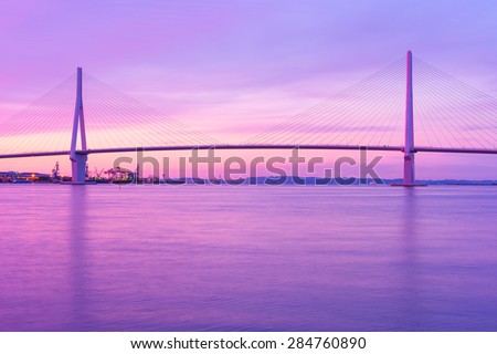 Dawn of Scenes (Purple Sky)\
Bridge over the industrial area &Seaside views\
Views of Tokyo Japan