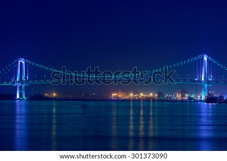 Tokyo Waterfront and Tokyo Rainbow Bridge?Night View?