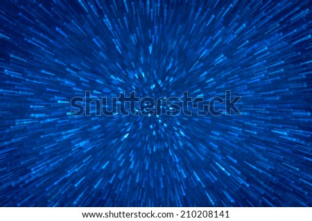blue abstract explosion lights background