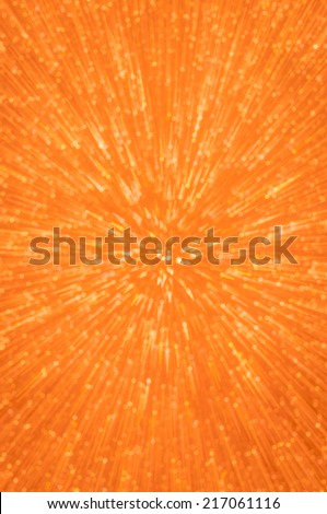 orange abstract explosion lights background