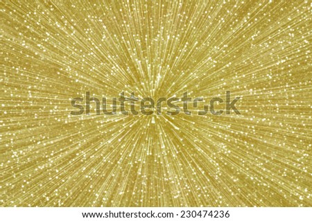 golden abstract explosion lights background
