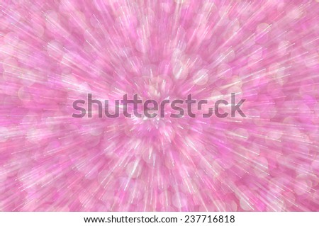 pink abstract explosion with defocused lights background