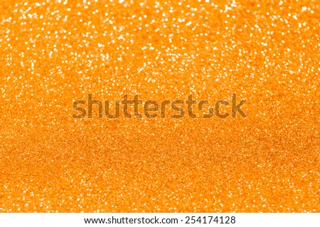 orange glitter christmas abstract background