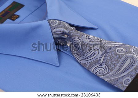 Dress shirt with tie