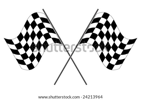 Vector Race Flags - 24213964 : Shutterstock