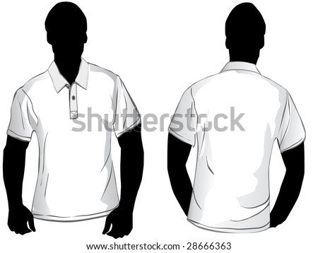 shirt template back. shirt design template with