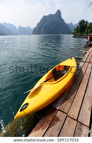 Kayak is one of the famous activity for water sport.