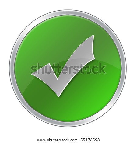 Green Tick Icon Stock Photo 55176598 : Shutterstock