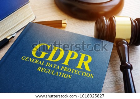 General Data Protection Regulation (GDPR) and gavel.