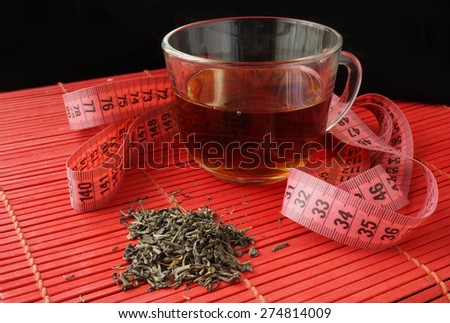 Cup of green tea for weight loss