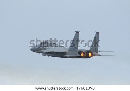 F-15 Strike Eagle on take off  - Arctic Thunder airshow 2008 - Anchorage - Alaska - USA