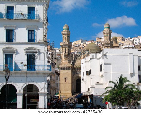 mosque at Algiers capital city of Algeria country - Northern africa