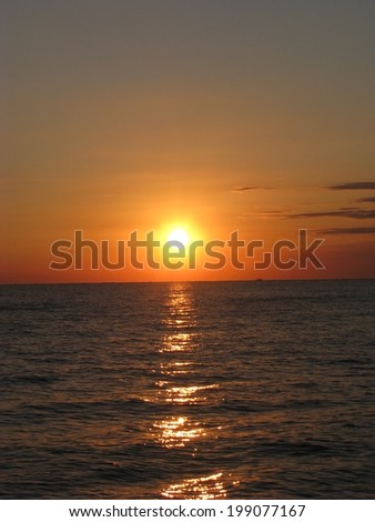 beauty landscape with sunrise over sea beauty landscape with sunrise over sea
