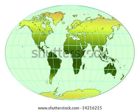 world globe map. stock vector : world globe map with netting