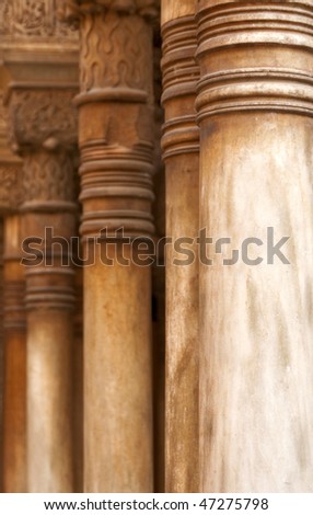 Shadowed Moorish Columns