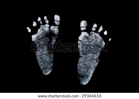Tattoos Of Babies Feet. aby foot print tattoo by
