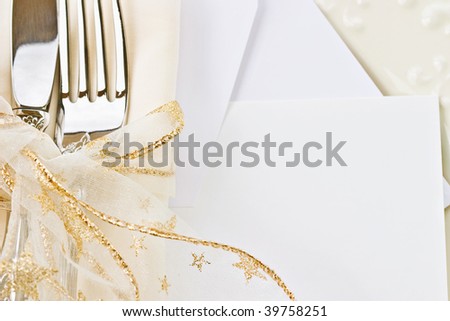 Blank Place Setting