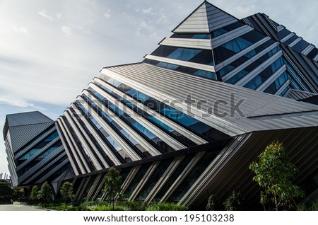 MELBOURNE, AUSTRALIA - May 25, 2014: The New Horizons building at Monash University was opened in 2013 to co-locate university and CSIRO staff for collaborative research.
