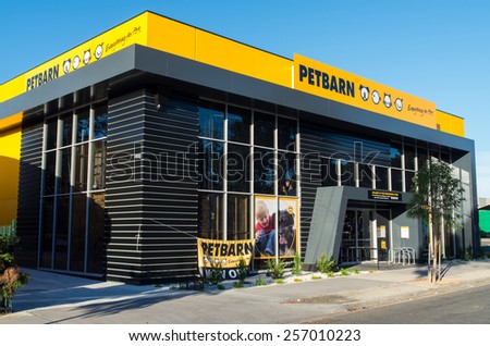 MELBOURNE, AUSTRALIA - January 4, 2015: Petbarn is an Australian national chain of pet supply stores, including this store in Nunawading.