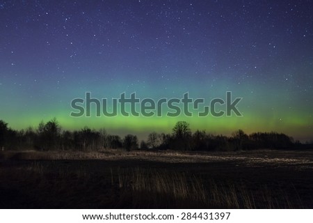 Aurora polaris Russia