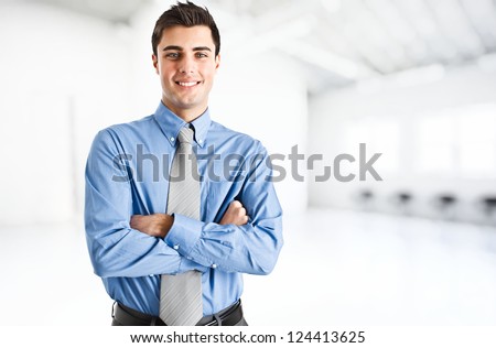 Portrait Of An Handsome Confident Business Man