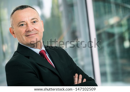 Portrait Of A Smiling Businessman