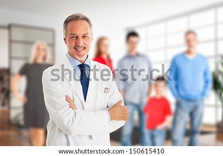 Portrait Of A Smiling Family Doctor