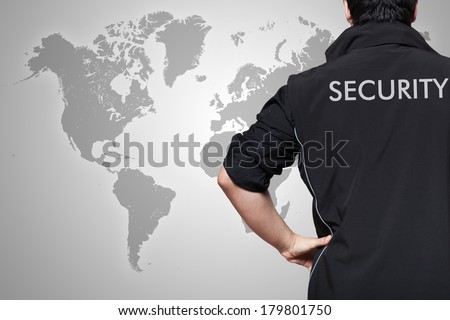 Security guard at work