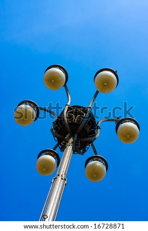 Street lamp in front of Milan Cathedral Dome