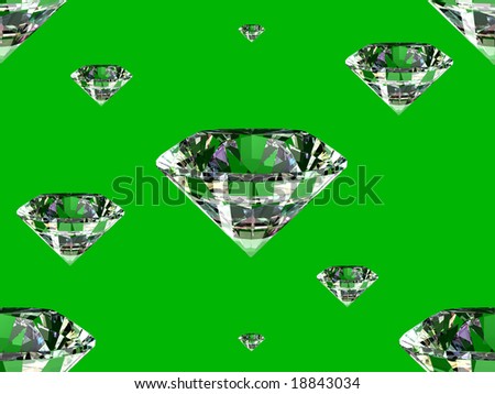 Seamless diamond background