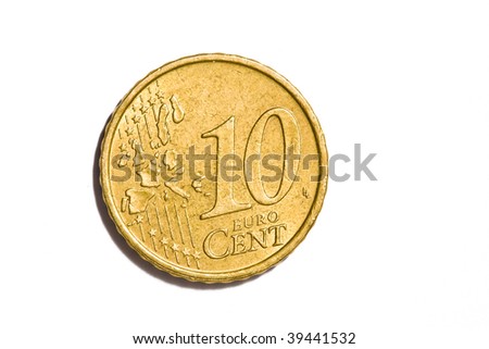 Euro+10+cent+coins