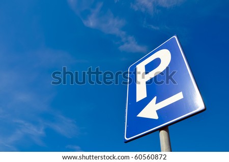 stock photo : Parking signal