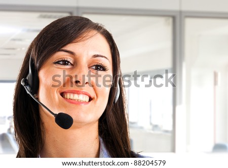 Customer representative portrait