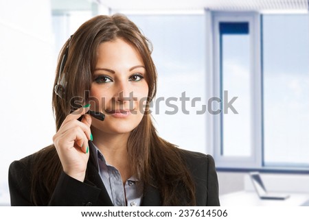 Portrait of a customer representative