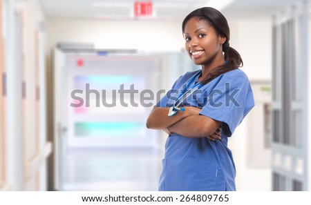 Young nurse portrait