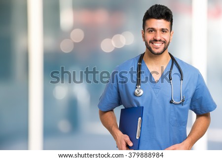 Portrait of a smiling doctor